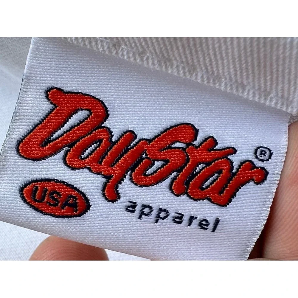 DayStar Romaine Calm and Carrot On White Bib Apron with Pockets Made in USA